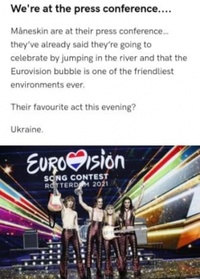 Переможець Євробачення сказав, що йому найбільше сподобався виступ України