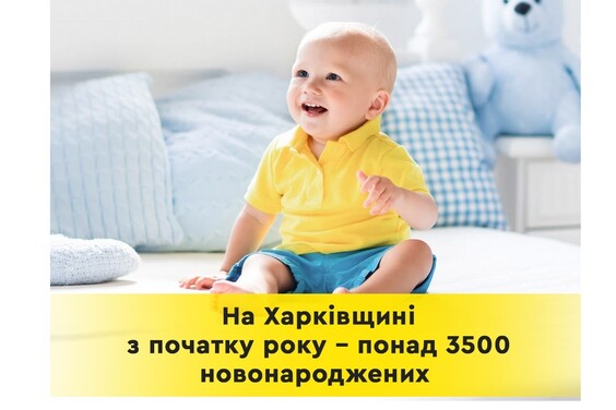 На Харківщині з початку року народилося понад 3500 дітей