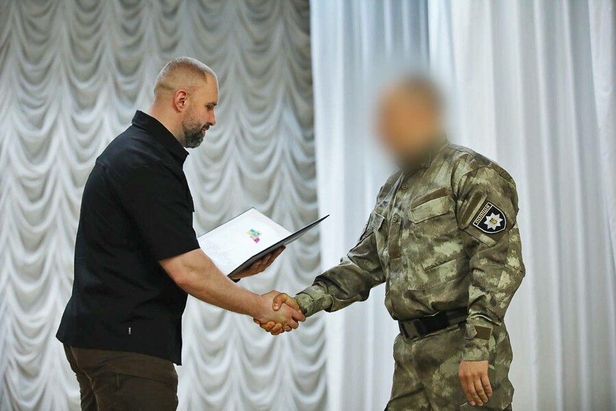 Олег Синєгубов привітав харківський спецпідрозділ Національної поліції КОРД із 7-ю річницею створення
