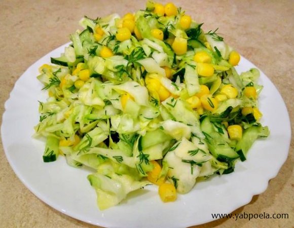 Овочеві салати з фунчозою