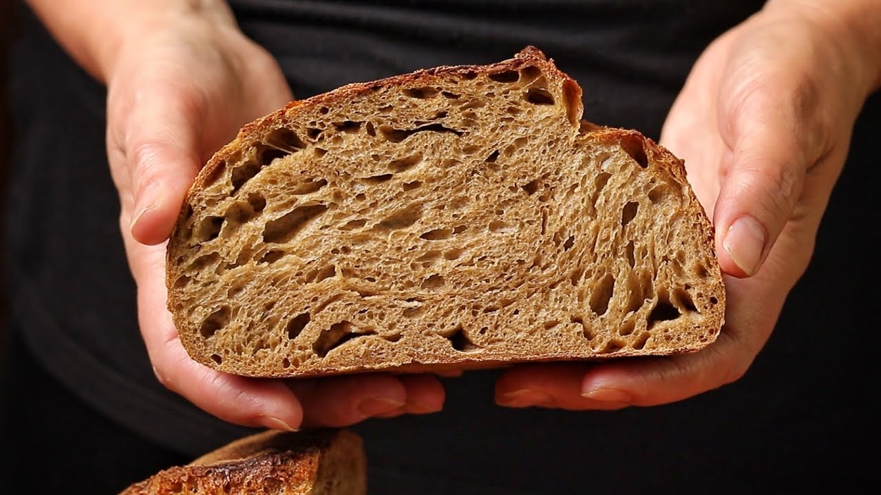 Хліб в духовці на заквасці білий пшеничний житній