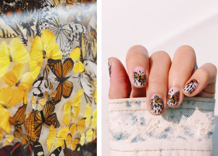 Малювання метеликів на нігтях цікаві ідеї