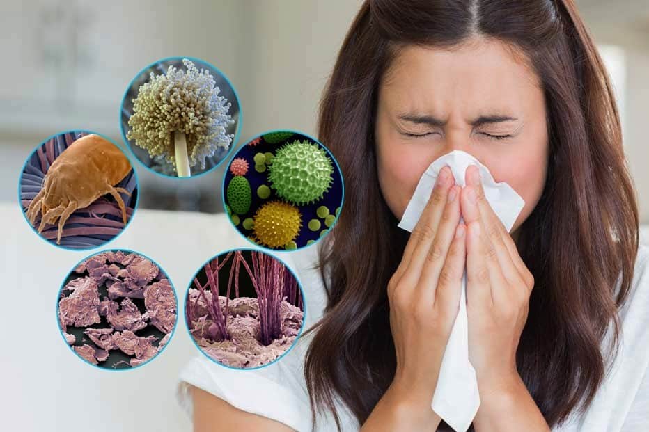 Різні види алергічних реакцій причини симптоми і лікування