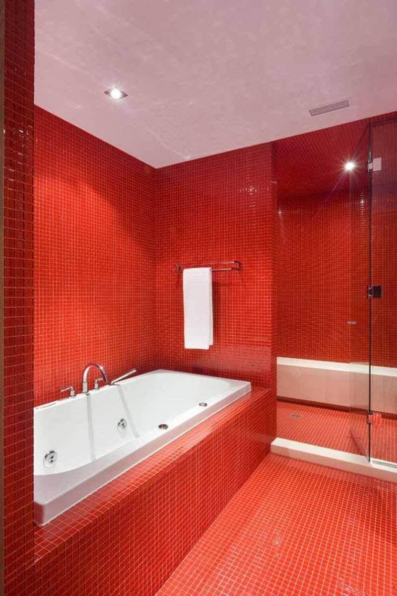 Інший свіжий дизайн ванної кімнати зеленого кольору