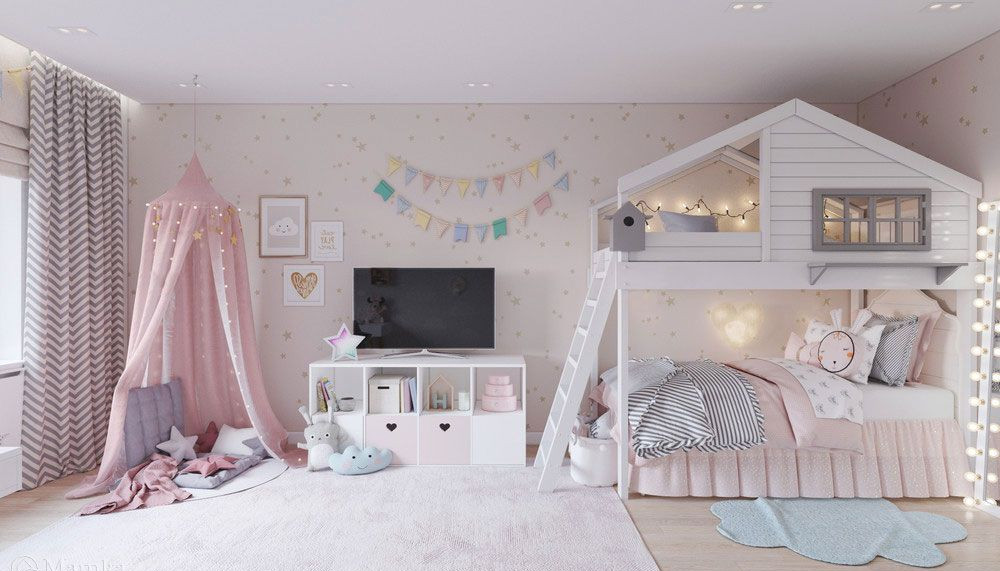Дитяча спальня для дівчинки