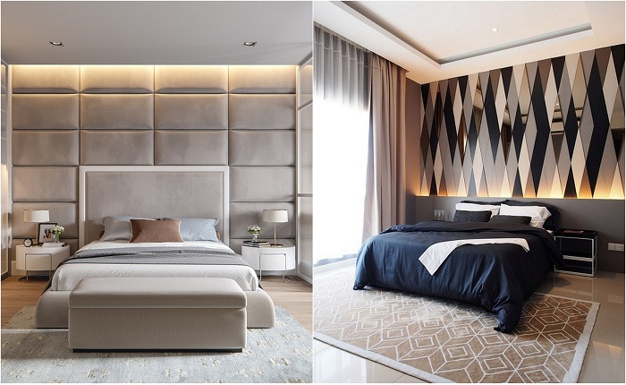 Це робить ваш дизайн сучасної спальні великим і просторим