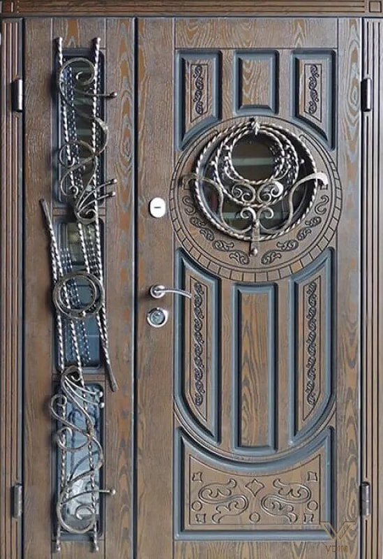 Броньовані двері з оригінальним дизайном