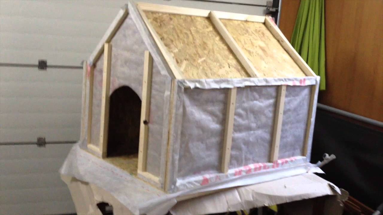 Як побудувати теплий красивий будиночок для собак