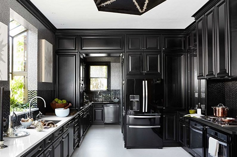 Красиві чорні кухні фото які змінять ваш погляд