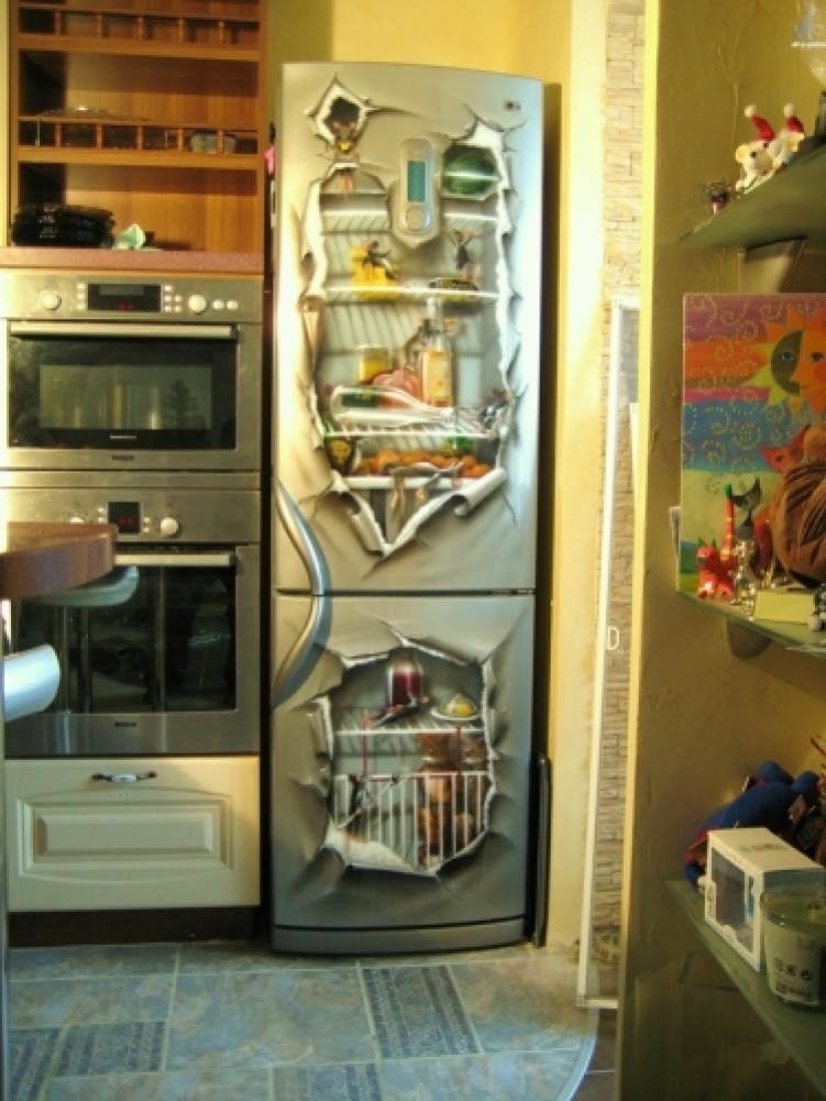 Як прикрасити старий холодильник креативні ідеї перевтілення